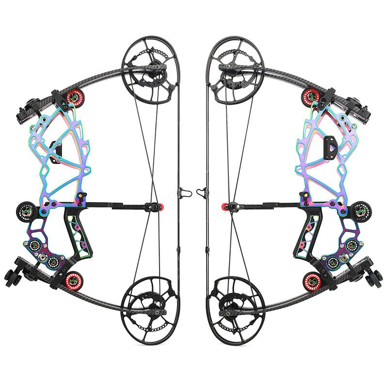 ALIEN 24 inch Compound Bow Steel Balls Arrows Hunting Fishing LH RH 