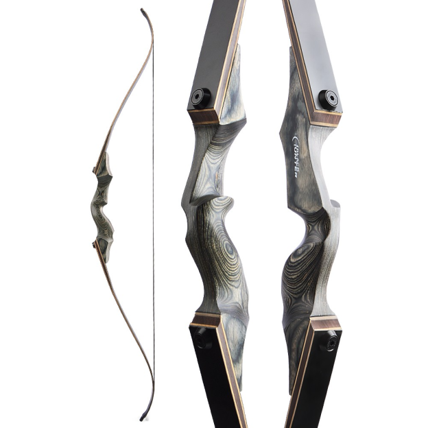 BLACK HUNTER Takedown Recurve Bow Set Traditional 60" LH RH