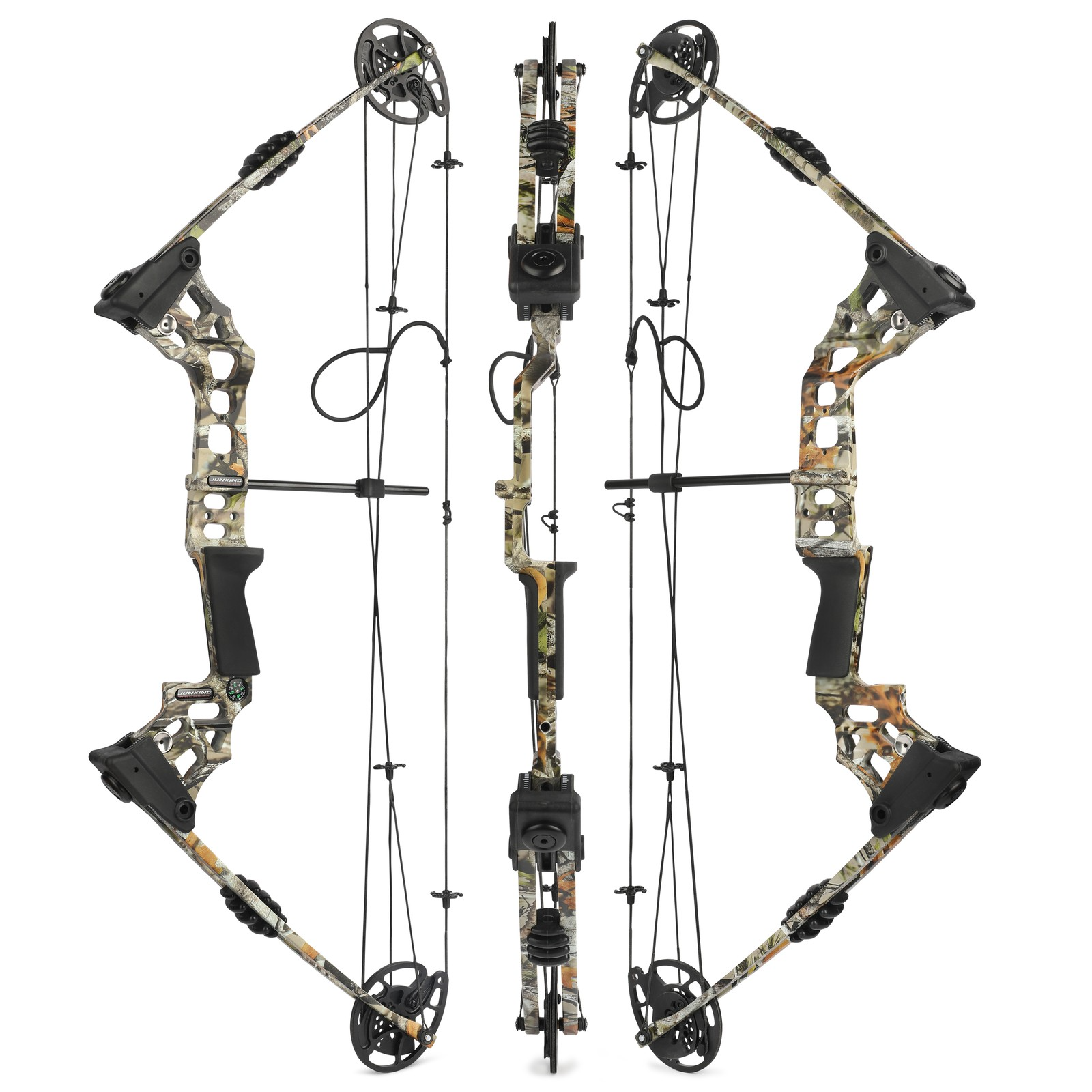 Junxing X8 Compound Bow and Arrows Set 20-70lb Adjustable Hunting 