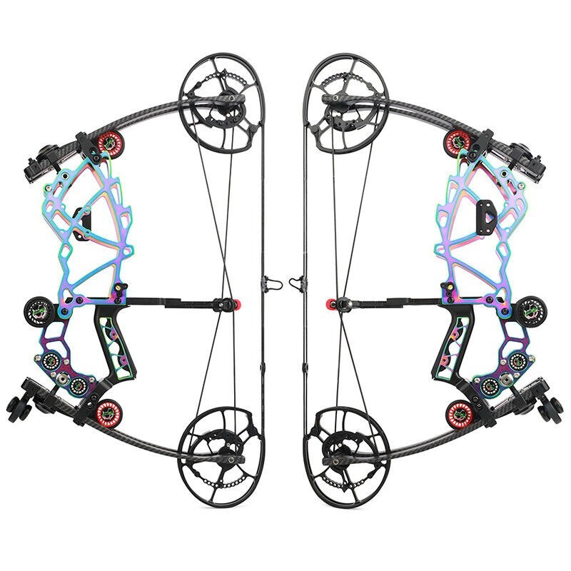 ALIEN 24 inch Compound Bow Steel Balls Arrows Hunting Fishing LH RH 