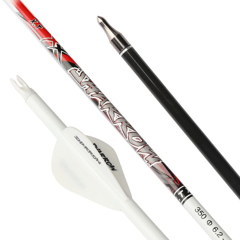 32 inch Pure Carbon Arrows ID6.2 SP300-800 Recurve Bow Compound Bow 