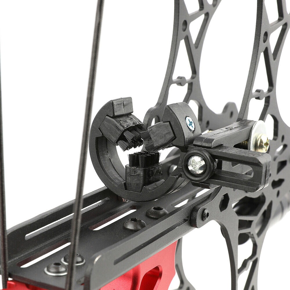 18" Mini Compound Bow Dual-use Steel Ball Hunting Fishing 35lbs LH RH