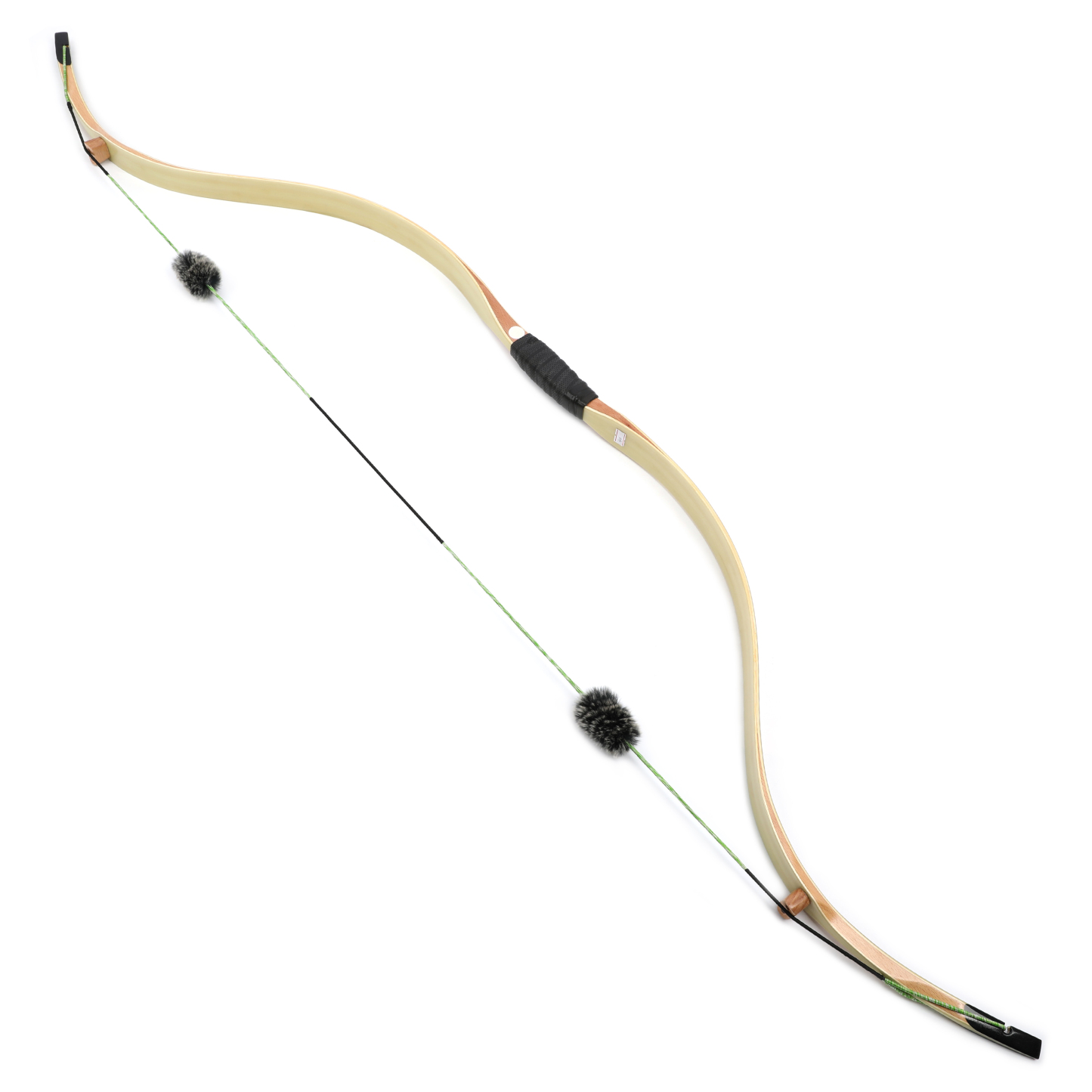 58" One Piece Traditional Bow 20-45lbs Archery RH LH