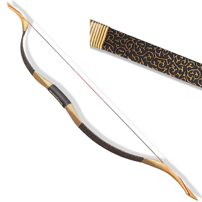 Traditional Recurve Bow Longbow Mongolian Horse Archery Hunting Target