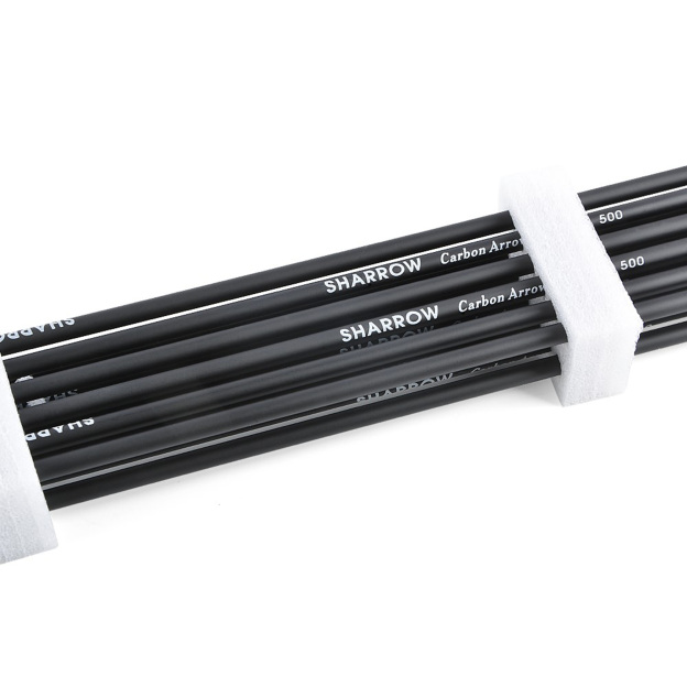 Archery Carbon Arrows Natural Feather Spine 500 Hunting Practice