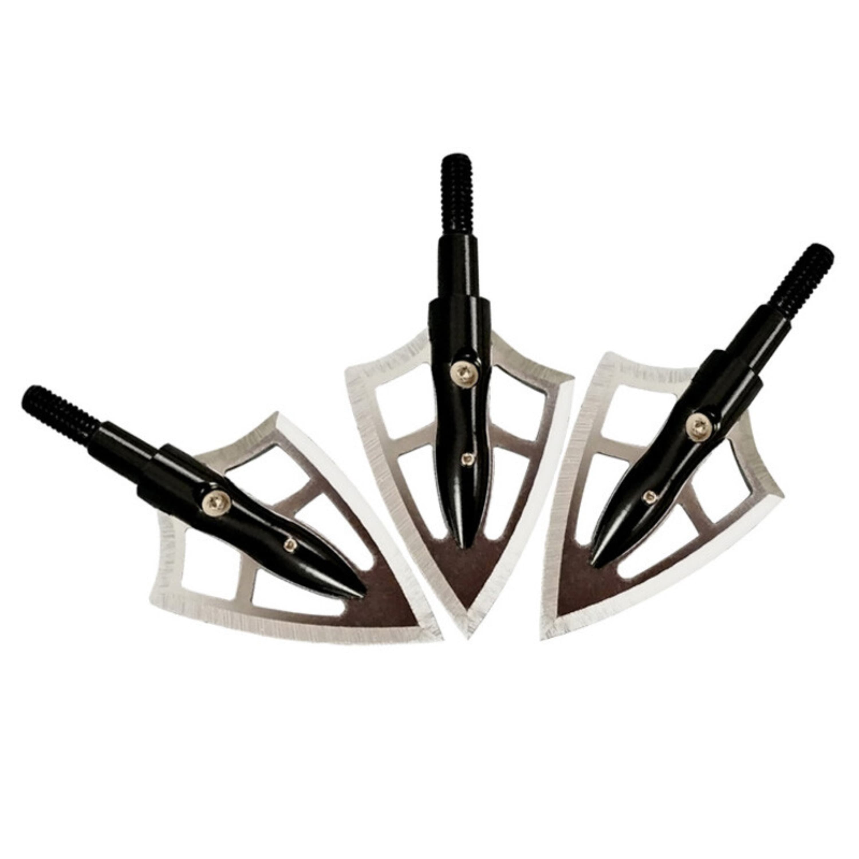 2-Blade Fixed Arrowheads 100 Grain Hunting Points