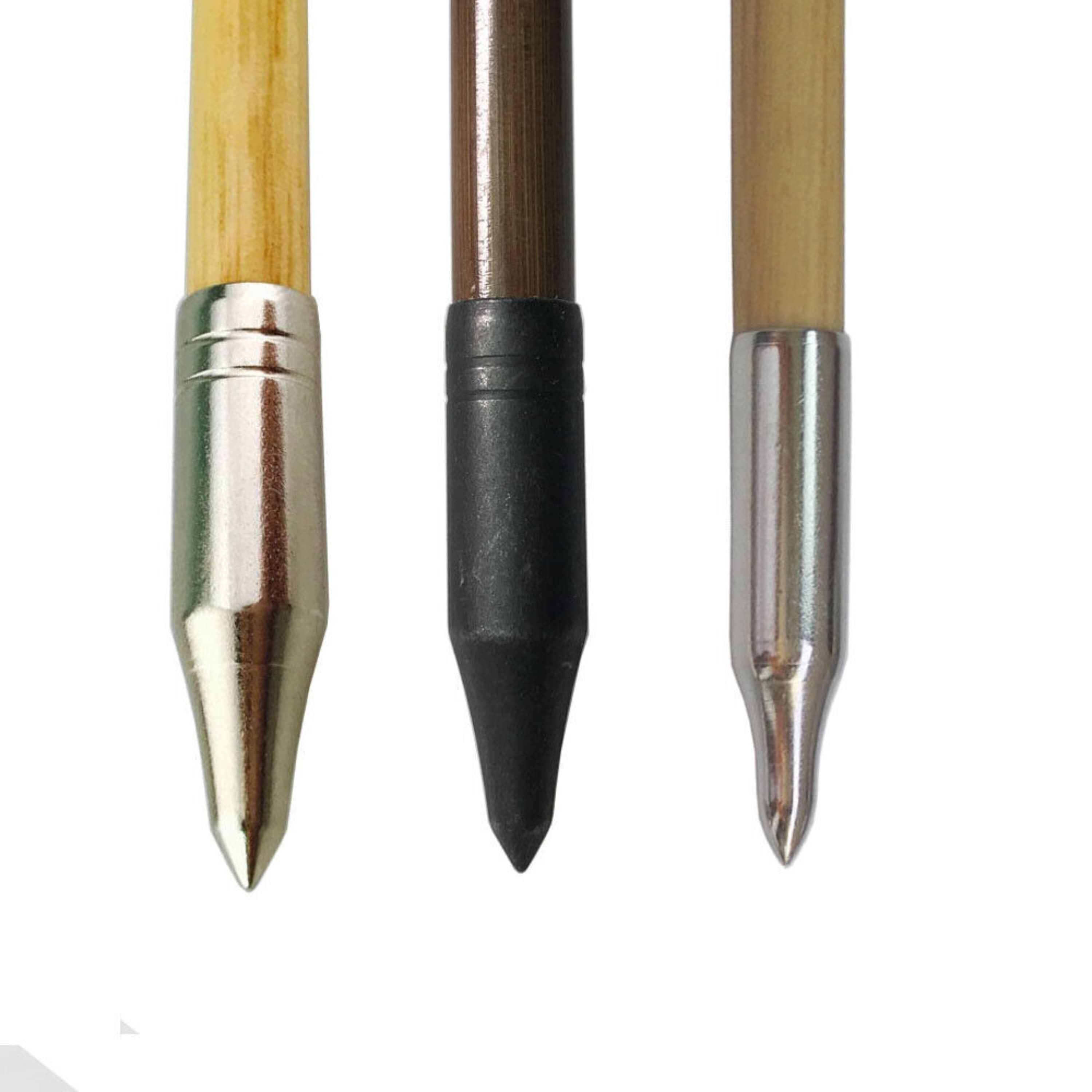 Archery Arrowheads Metal Practice Tips ID 8mm DIY Arrows