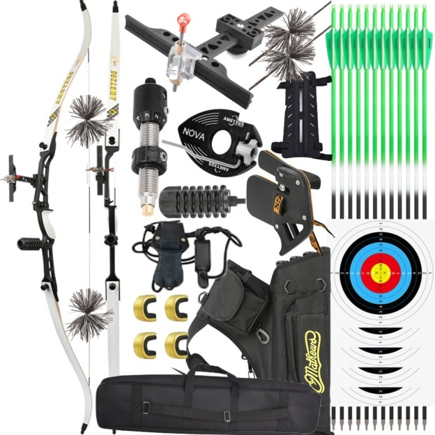 Target Recurve Bow 66" 68" 70" Olympic Complete Competition Package