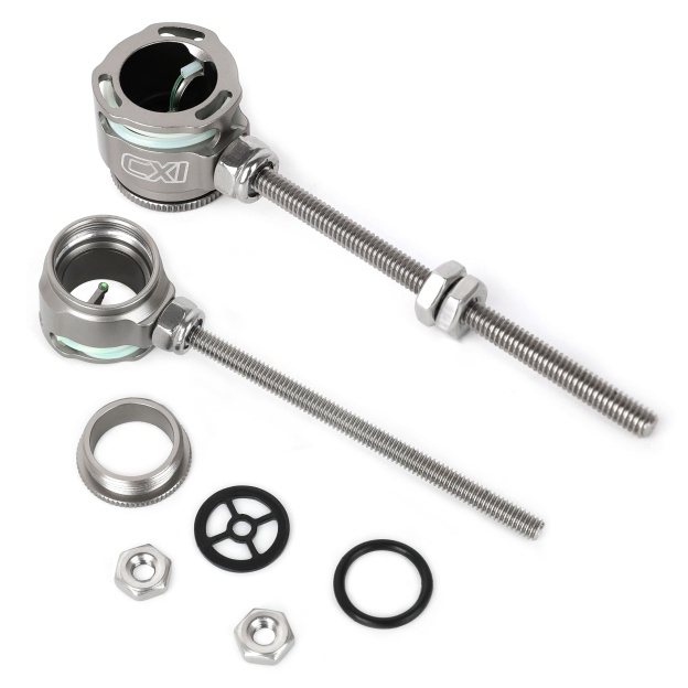 Recurve Bow Sight 0.019" Fiber Optic Pin Aluminum Alloy CNC