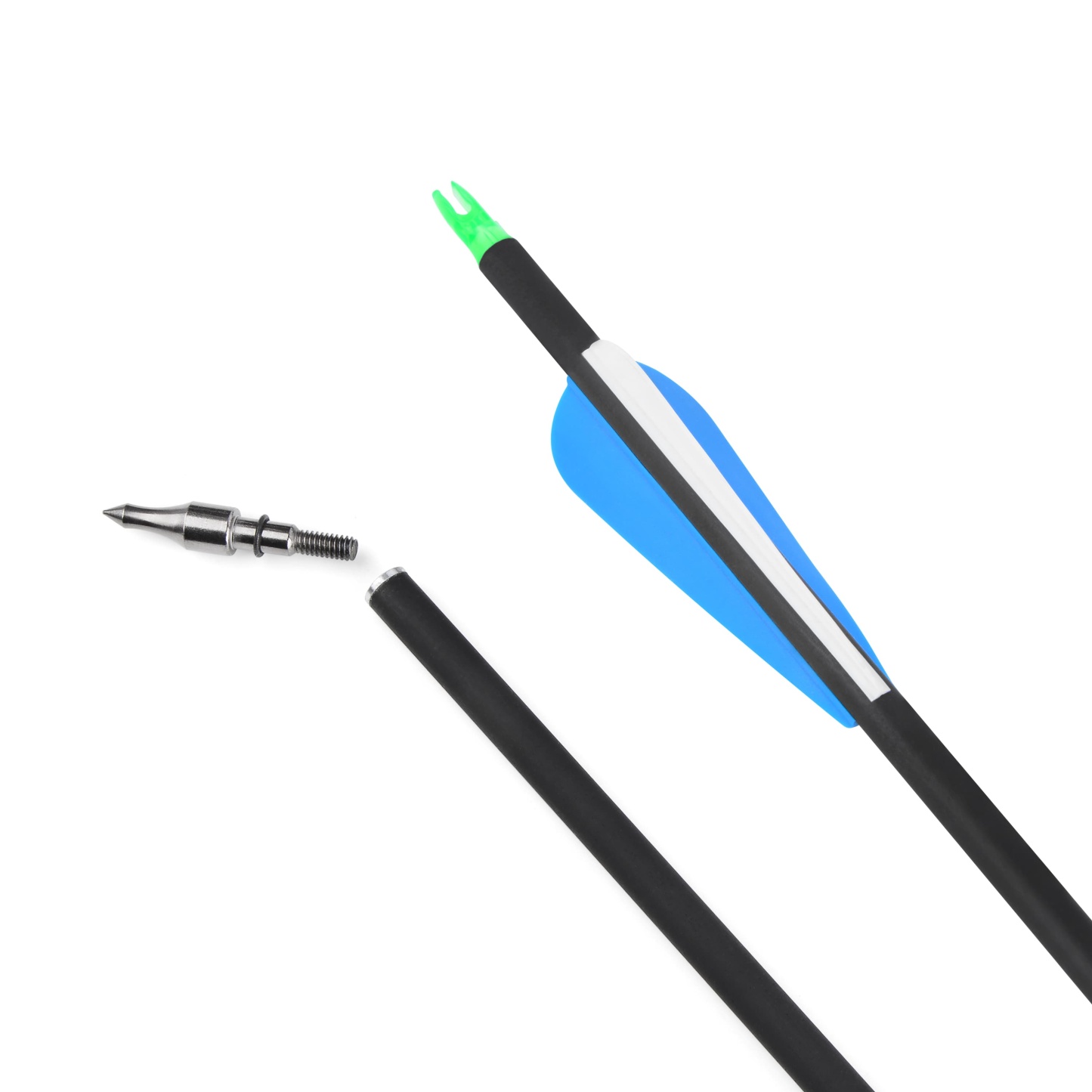 Carbon Arrows SP500 Vanes 30" Recurve Compound Bow Target Hunting