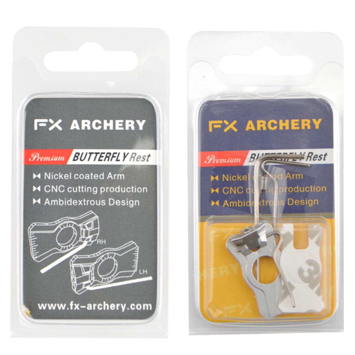 Recurve Arrow Rest Magnetic Self-Adhesive & Ambidextrous