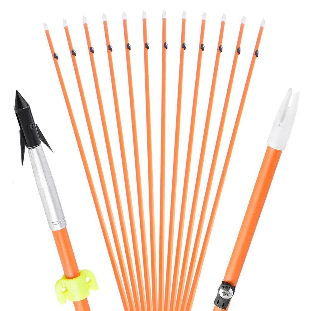 Bowfishing Arrow Archery Fishing Glue-on Nock Additional Screw