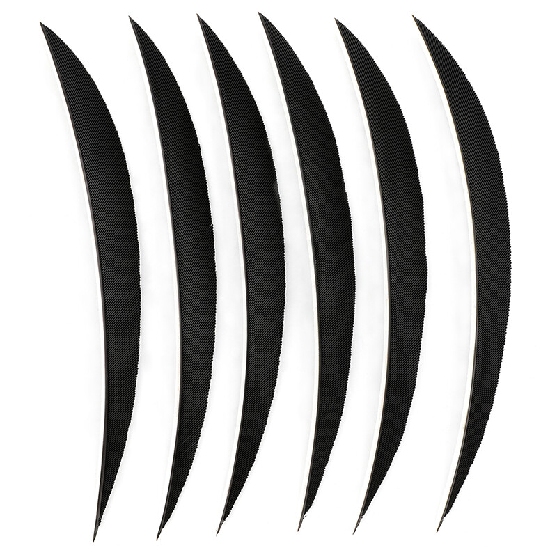 Natural Turkey Arrow Feathers 5" Traditional Fletching 50pcs