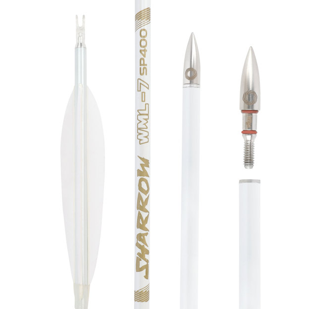 Hunting Fletched Arrows Pure Carbon Feather Spine 400-800