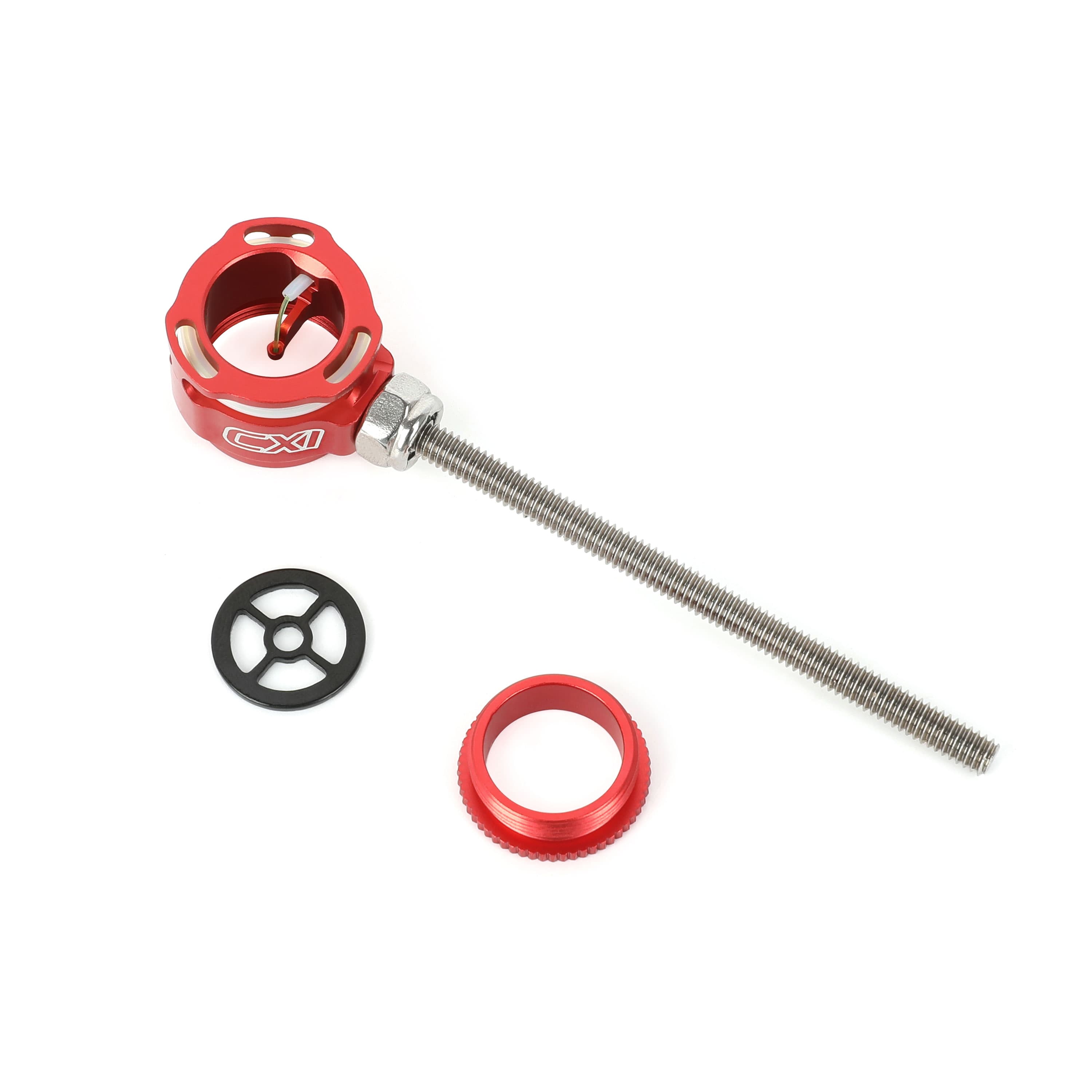 Recurve Bow Sight 0.019" Fiber Optic Pin Aluminum Alloy CNC