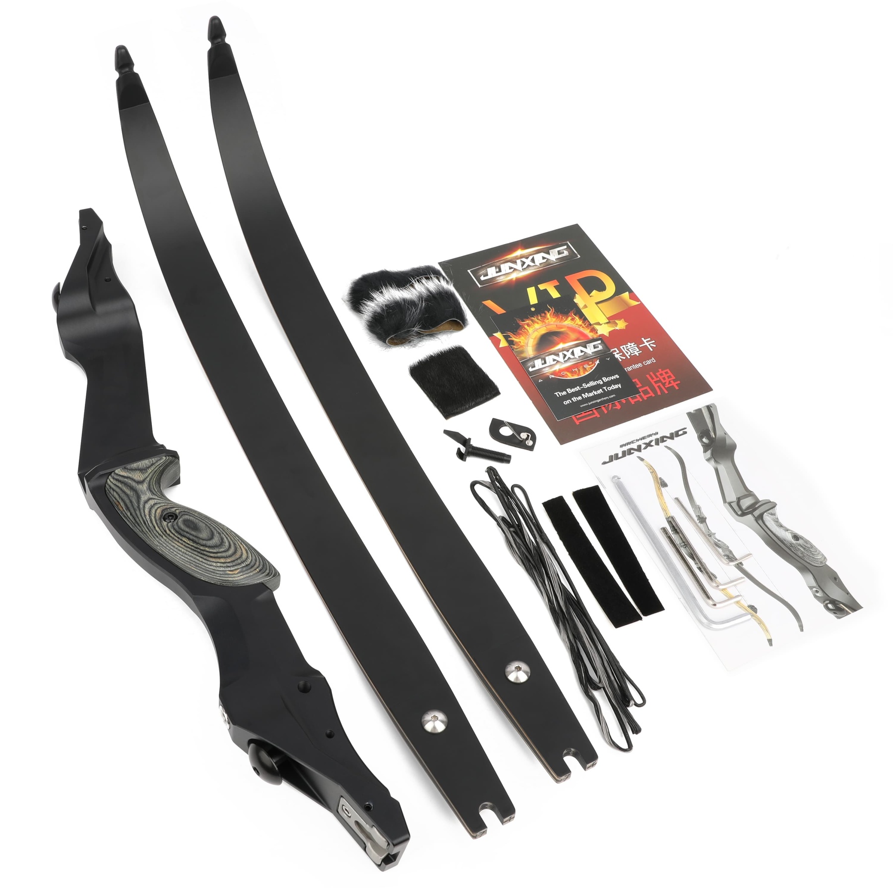 Junxing F261ILF Hunting Recurve Bow Set 30-60lbs LH RH PHAROX 