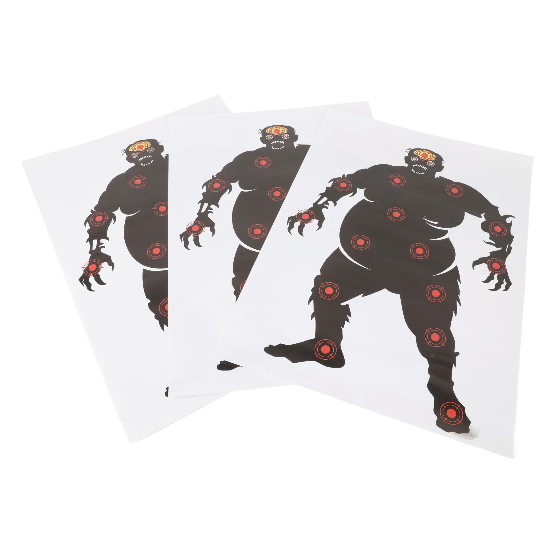 Tactical Paper Target Faces 45×40cm 10 Rings Archery Target Practice