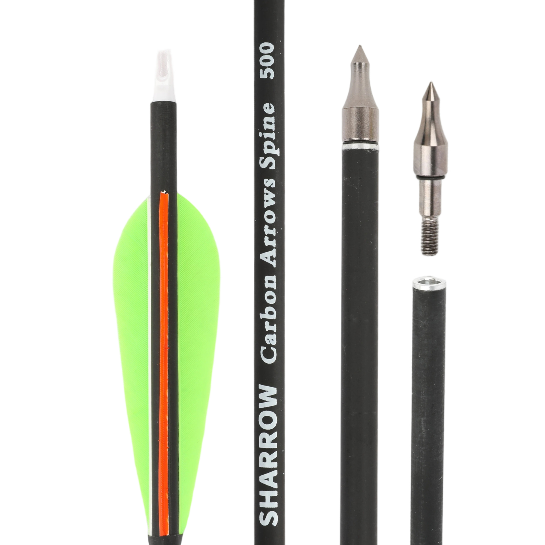 Carbon Arrows Natural Feather Spine 500 Hunting Practice