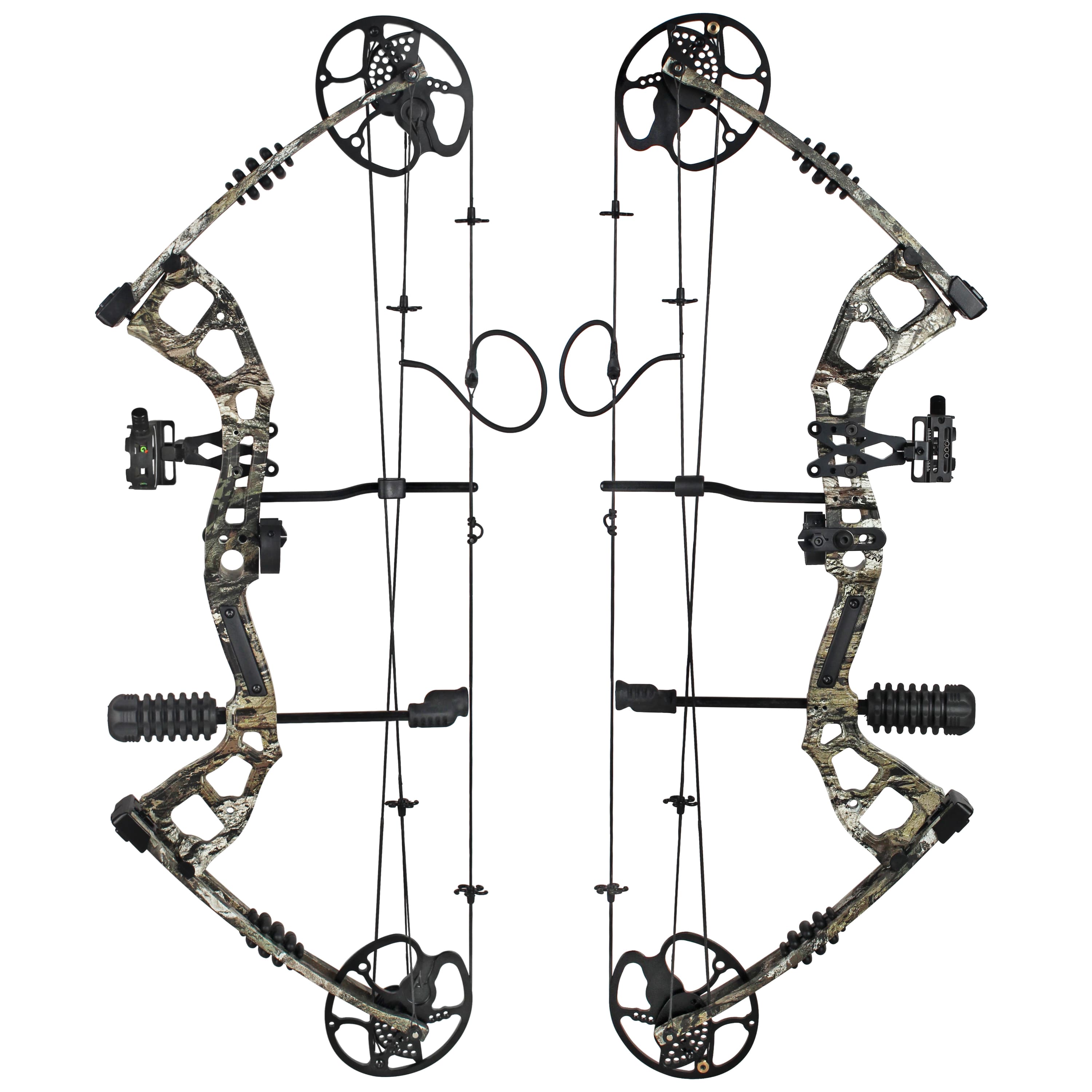JUNXING M193 Compound Bow Adjustable Hunting Fishing Bow 0-70lbs