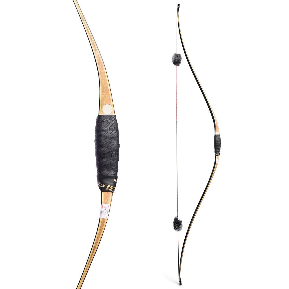 Traditional Bow 15-50lbs Archery Handmade Hunting Recurve bow 58 inch