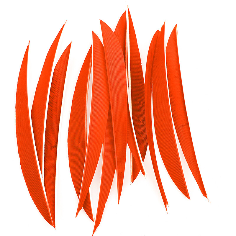 Natural Turkey Arrow Feathers 5" Traditional Fletching 50pcs