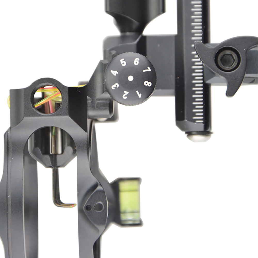 Toppoint DB8170 0.019 Fiber Optic Sight with Micro Adjustments, Aluminum Alloy