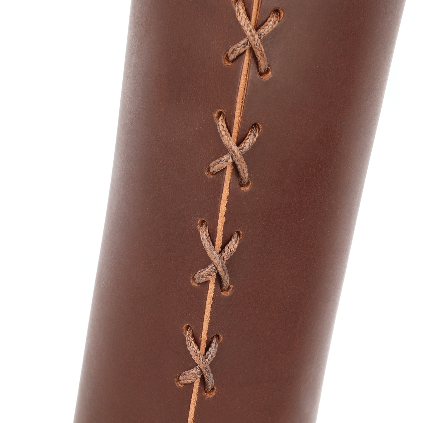 Traditional Archery Quiver 20-Arrow Capacity Cowhide