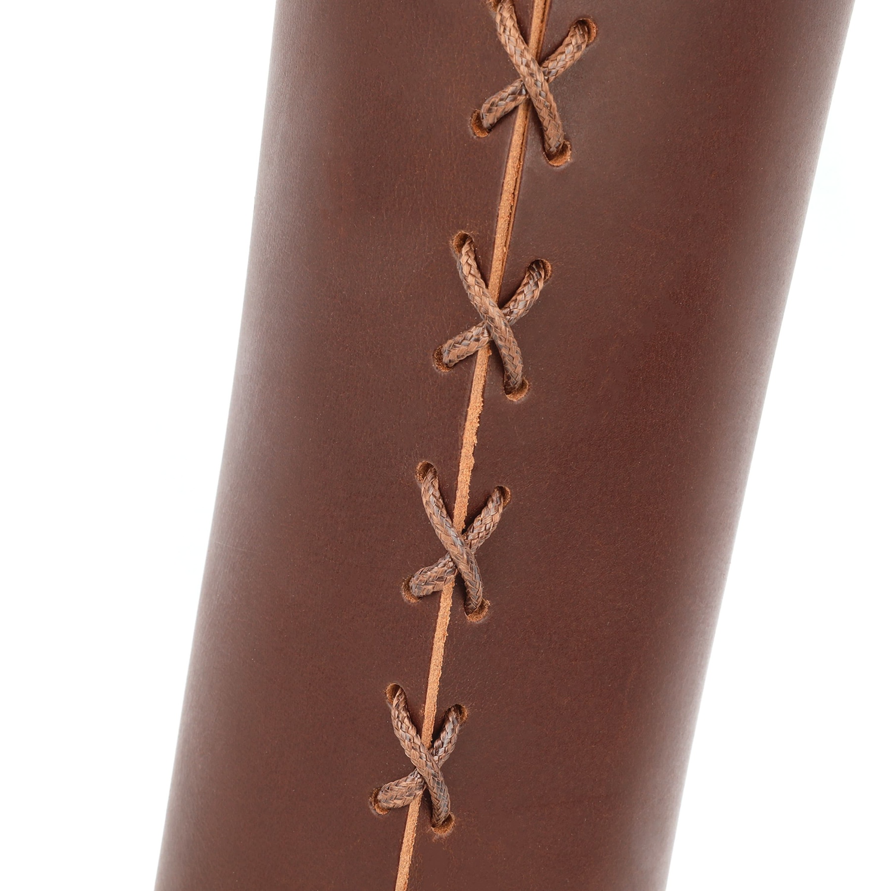 Traditional Archery Quiver 20-Arrow Capacity Cowhide