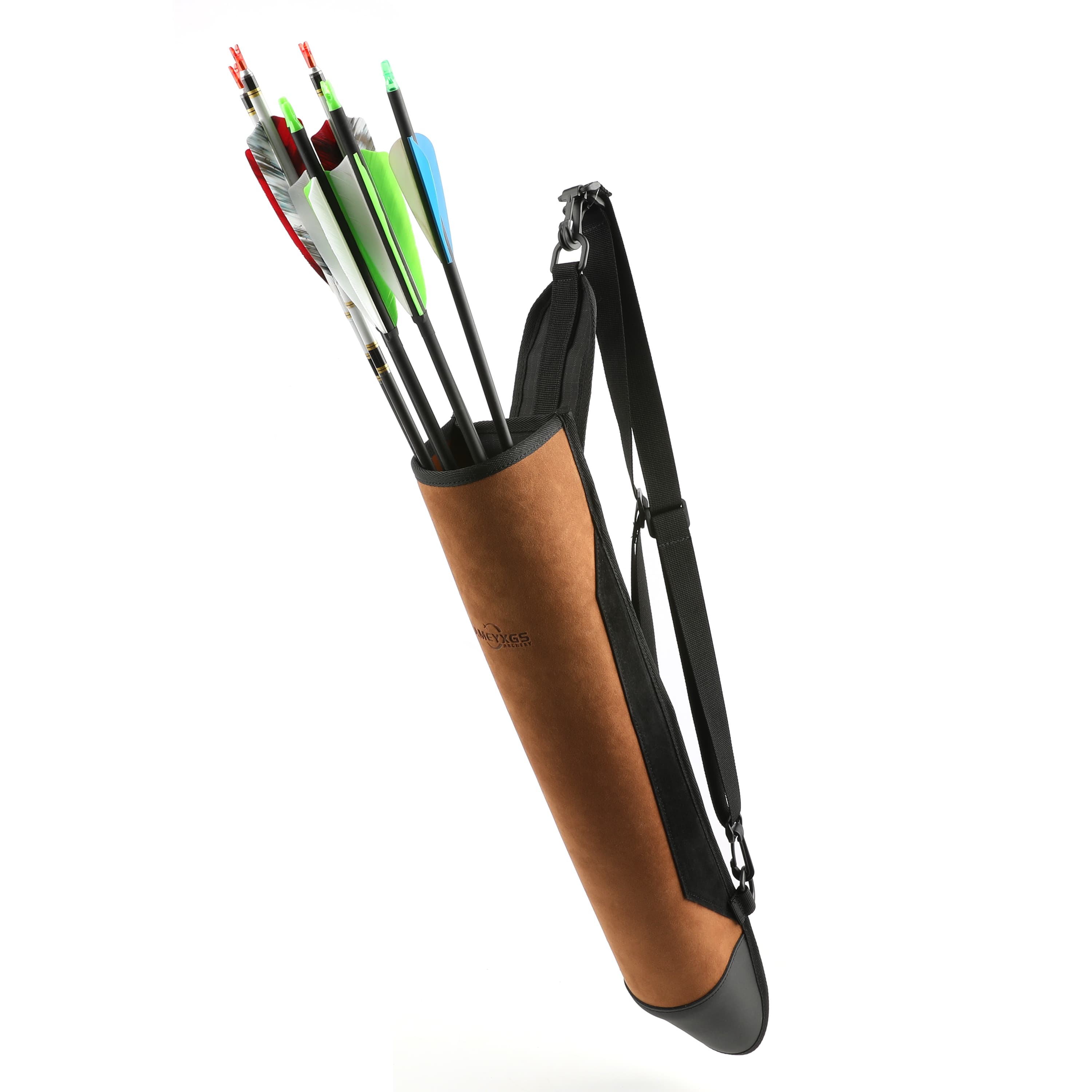 Leather Archery Quiver 36-Arrow Hunting & Target  Recurve Compound Bow