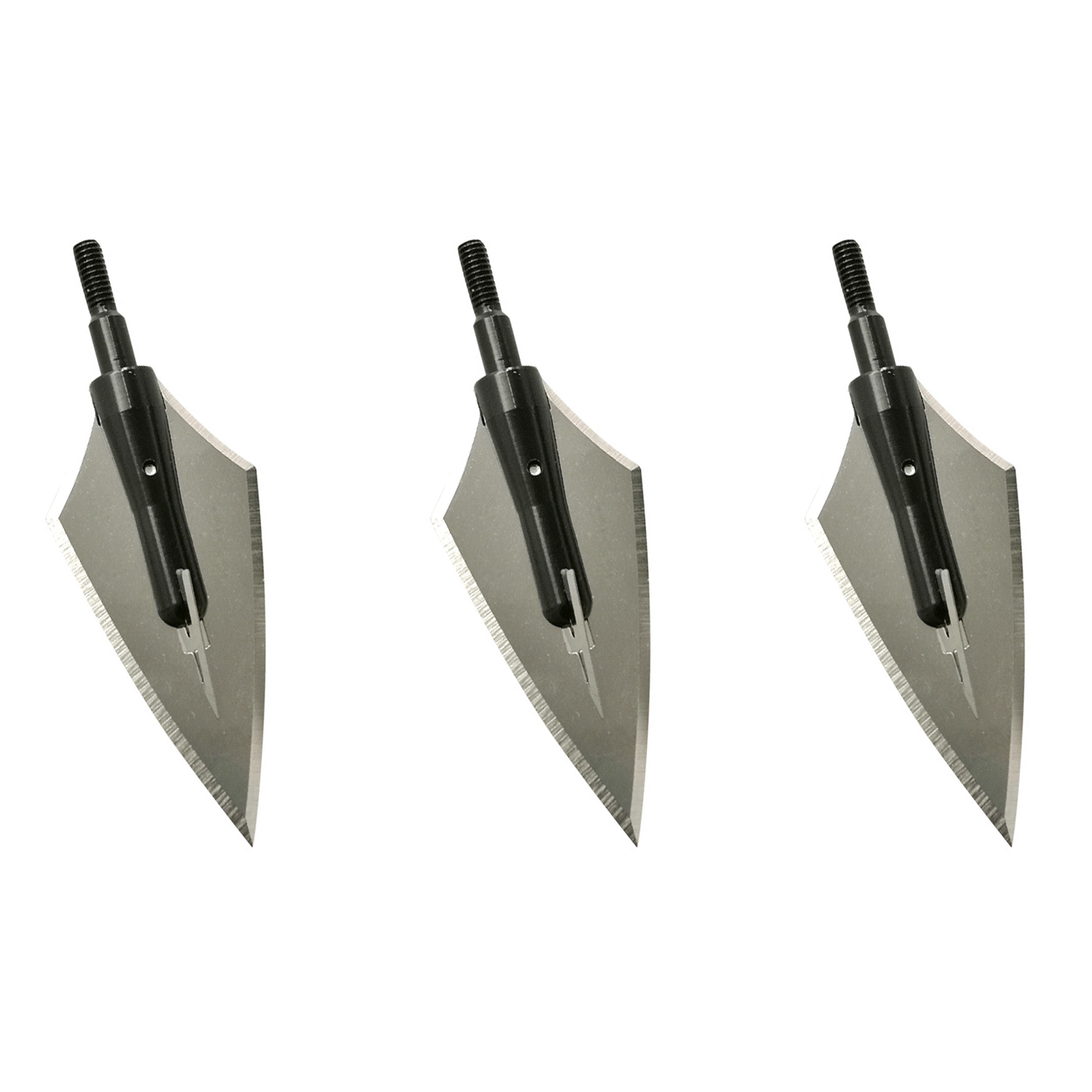 160 Grain Non-Vented Hunting Broadheads 12pcs, One-Piece Machined