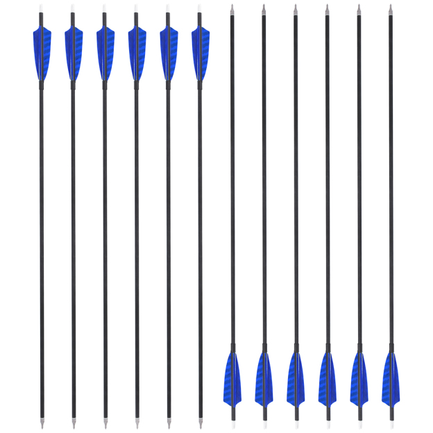 Black Hunter Takedown Recurve Bow Kit Hunting 60" 20-60lbs LH RH