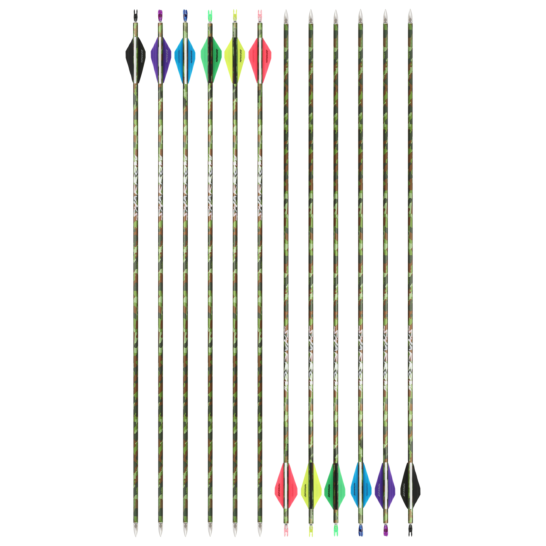 Pure Carbon Arrows Vane Spine 340 Recurve Compound Bow Hunting