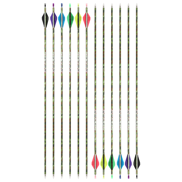 Pure Carbon Arrows Vane Spine 340 Recurve Compound Bow Hunting