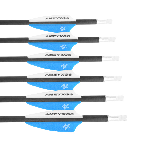 Pure Carbon Arrows 31" SP500-1200 4.2mm Archery Target Hunting