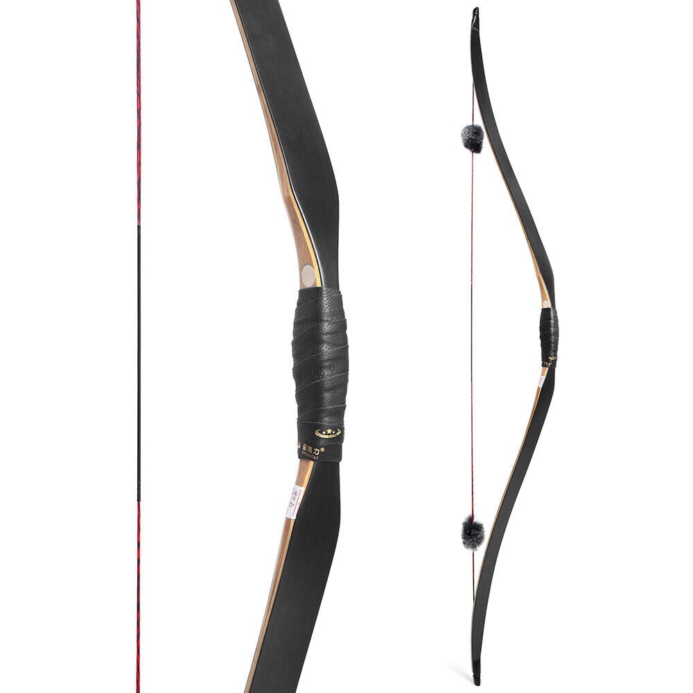 Traditional Bow 15-50lbs Archery Handmade Hunting Recurve bow 58 inch
