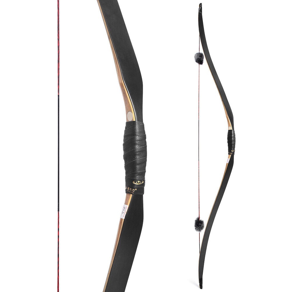 Traditional Bow 15-50lbs Archery Handmade Hunting Recurve bow 58 inch