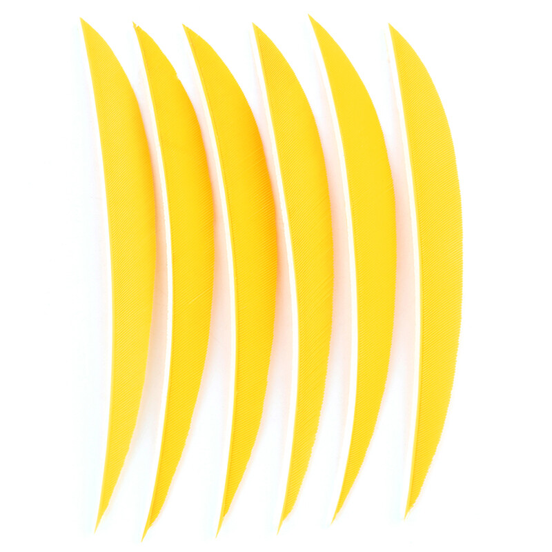 Natural Turkey Arrow Feathers 5" Traditional Fletching 50pcs