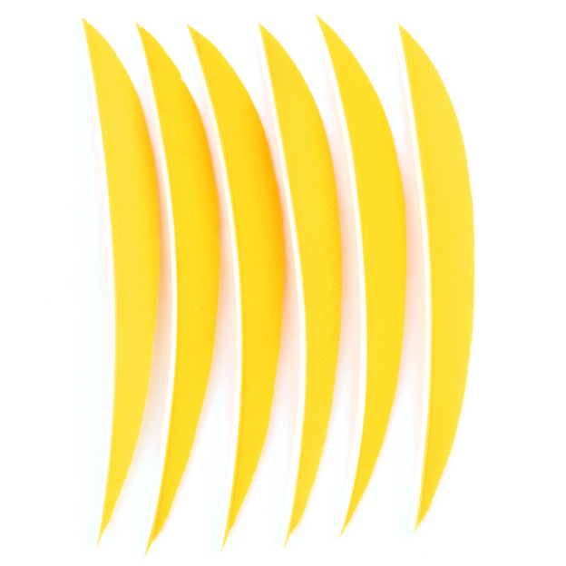 Natural Turkey Arrow Feathers 5" Traditional Fletching 50pcs