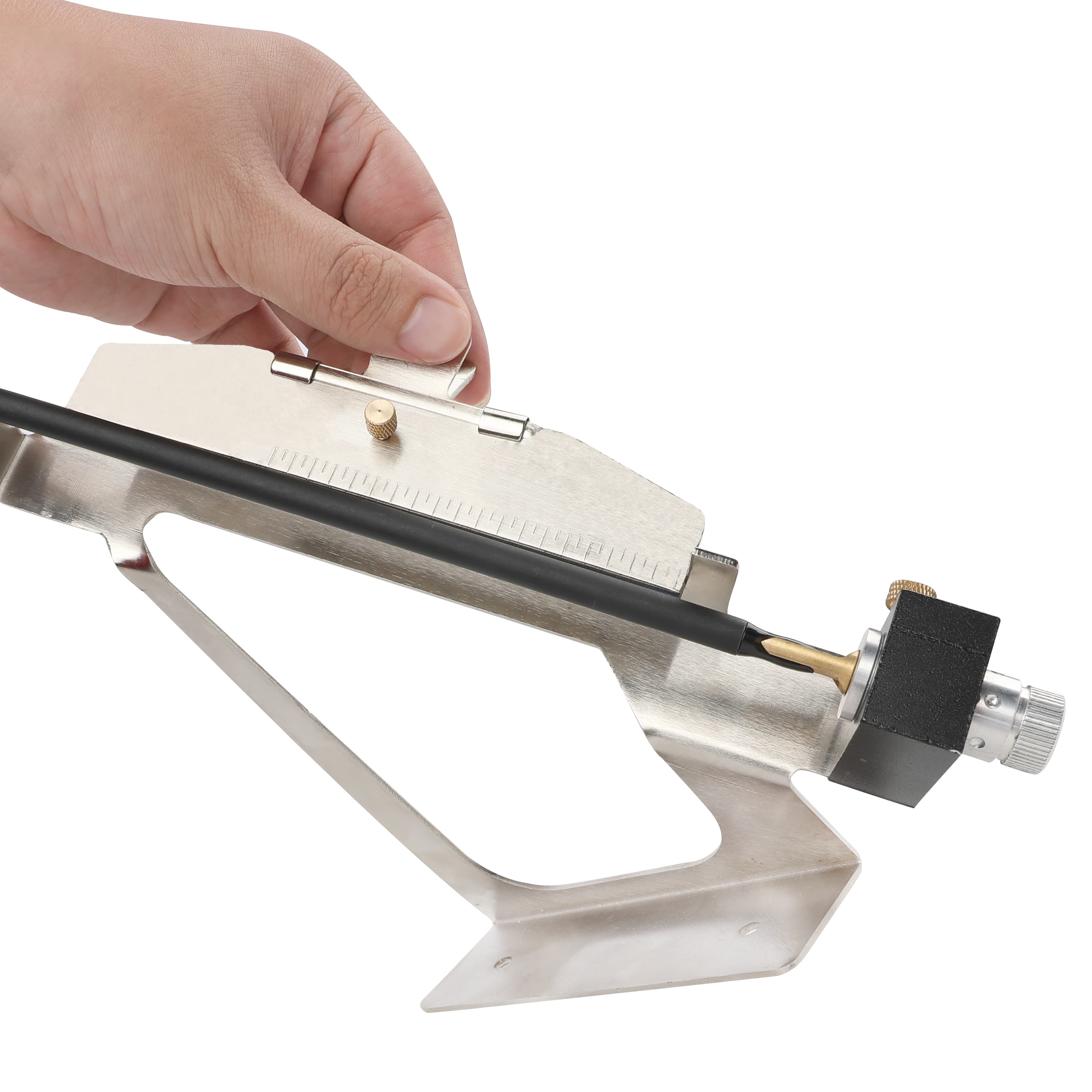 Alloy Fletching Jig Magnetic Clamp for 3/4/6 Feathers 2-5"