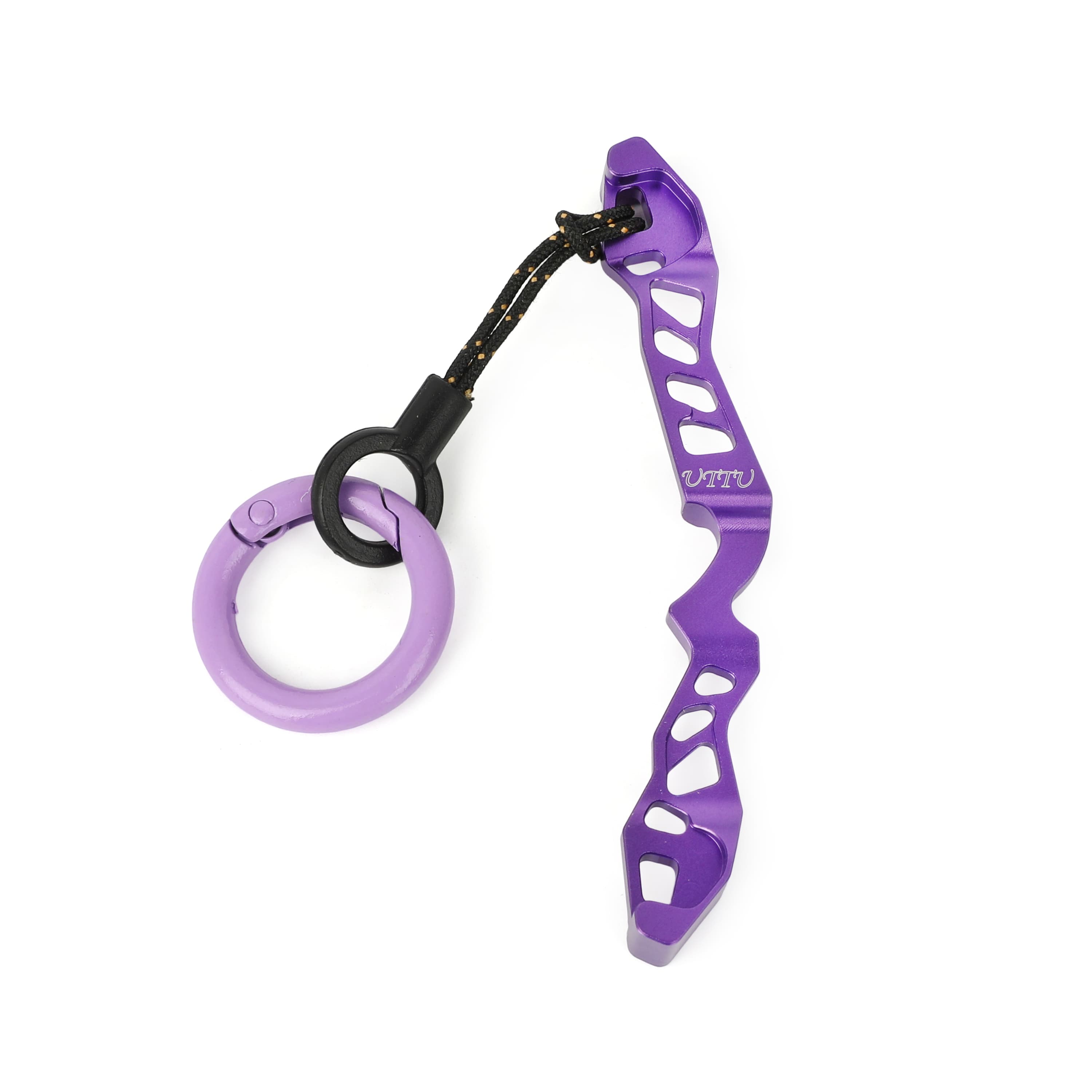 CNC Archery Keychain Miniature Recurve Bow Riser Design