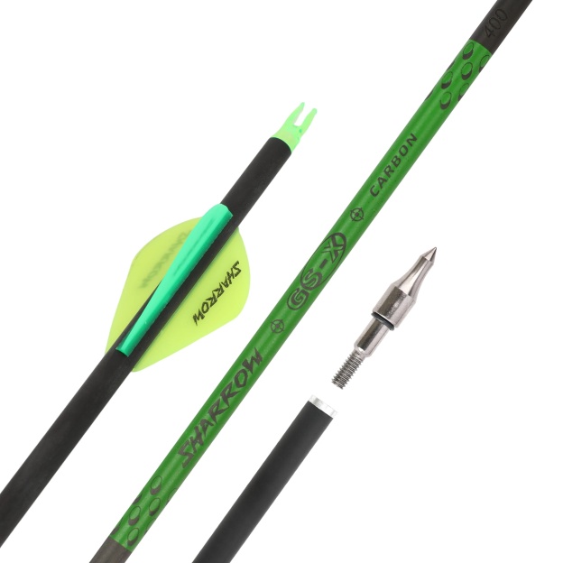 Pure Carbon Archery Arrows 30" SP300-800 for Compound/Recurve