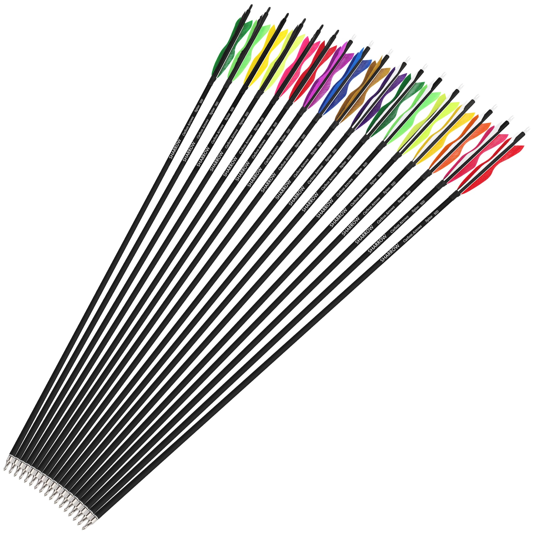 Carbon Archery Arrows Hunting & Target Natural Feather Fletching