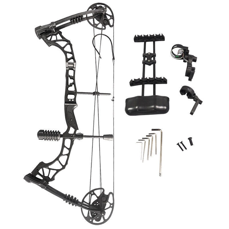 Compound Bow Arrows Set 30-70lbs Adjustable Archery Shooting Hunting