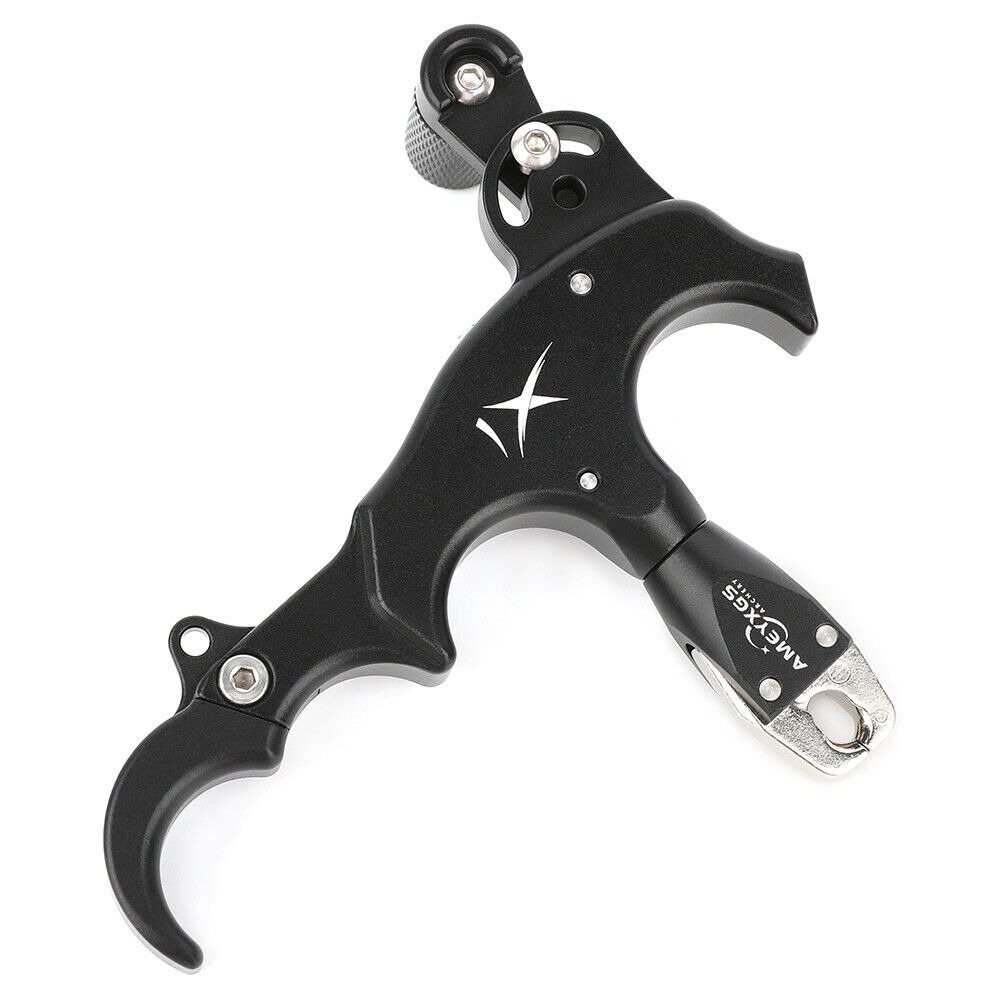 X1 Compound Bow Release Aids Grip Thumb 3 4 Fingers Caliper Trigger