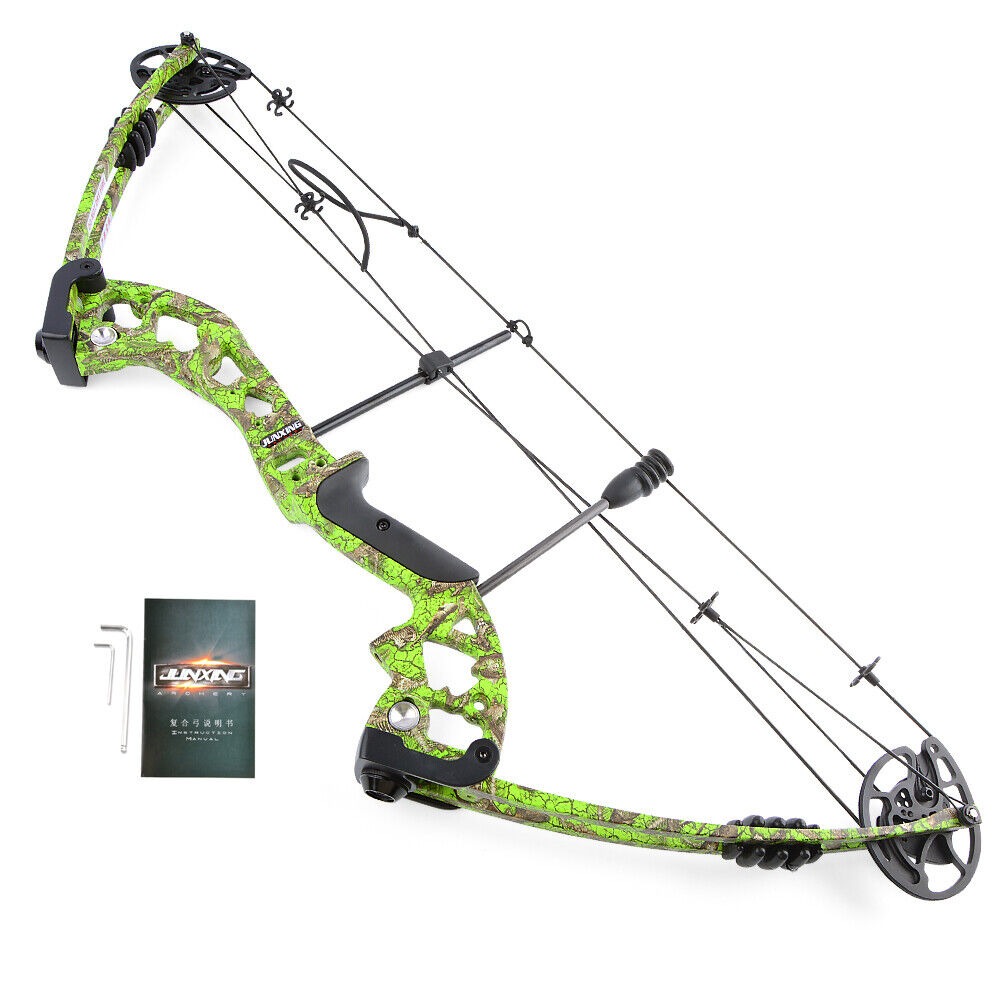JUNXING ARCHERY M131 Compound Bow Set 30-60lbs Hunting Fishing LH RH