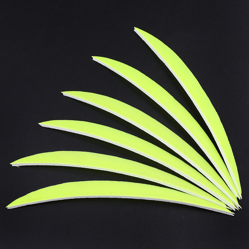 Natural Turkey Arrow Feathers 5" Traditional Fletching 50pcs