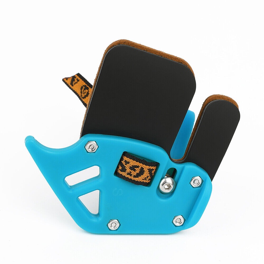 Finger Tab Protector Gear Hand Guard Cow Leather Recurve Bow