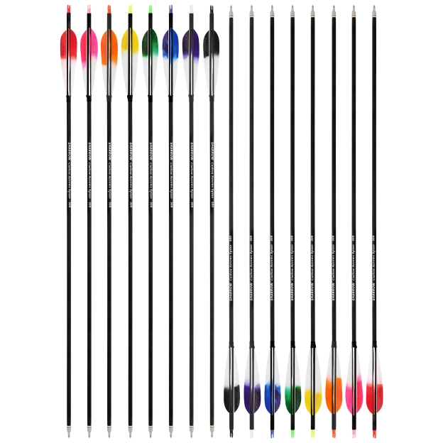 Carbon Arrows Turkey Feather Spine 500 Recurve Bow Hunting