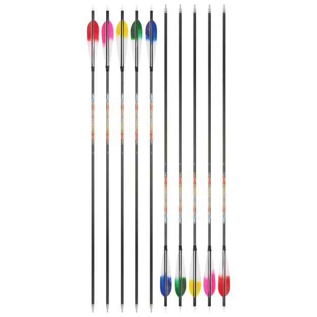 Pure Carbon Archery Arrows turkey feather 31" Recurve and Compound Bow