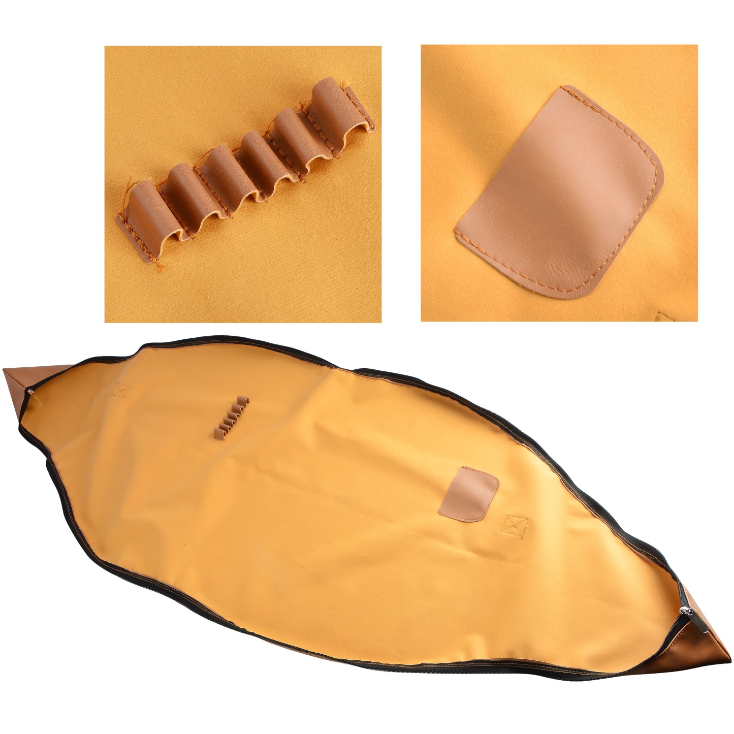 Traditional Recurve Bow Case PU Leather Protective Storage